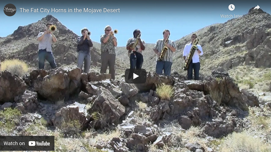 Youtube featured image: The Fat City Horns in the Mojave Desert